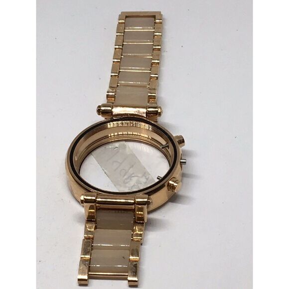 Authentic Fossil Watch Bracelet Parts Links Case Band 18mm Rose Gold/Pink A652 - Picture 5 of 9